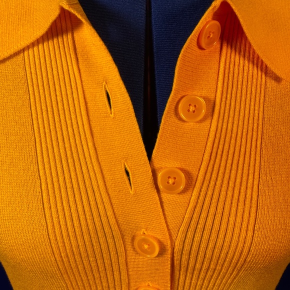 J.Crew Knit Collar Sweater short-sleeved - Picture 3 of 8